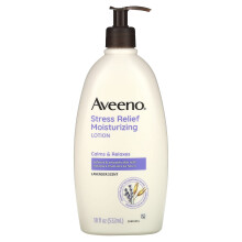 Aveeno, Lotion de Alívio do Estresse, Lavanda, 18 fl oz (532 ml)