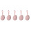5Pièces Boîte Silicone Rose Facile À Bébé 11