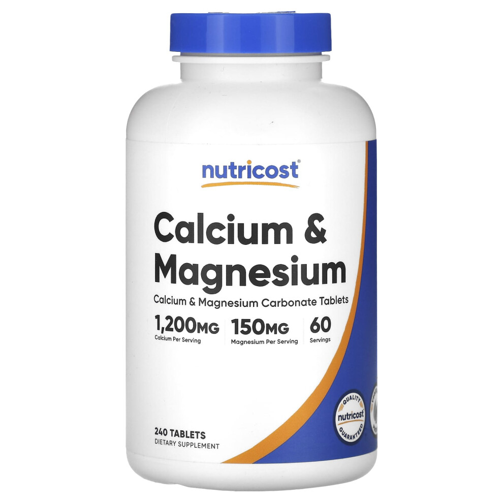 Nutricost , Calcium & Magnesium, 240 Tablets
