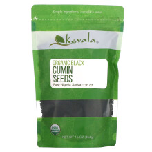 Kevala, Sementes de Cominho Preto Orgânicas, Crudas, 16 oz (454 g)