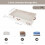 Ampio contenitore sottoletto con maniglie e porta etichette. 5