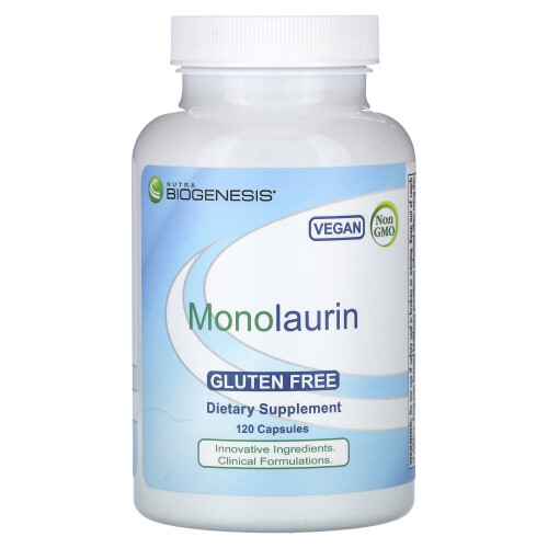 Monolaurin od Nutra BioGenesis, 120 kapsułek