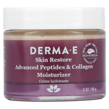 DERMA E, Hidratante Avançado com Peptídeos & Flora-Colágeno, 2 oz (56 g)