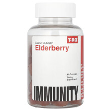 T-RQ, Elderberry, Immunitas, Lemon Raspberry, 60 Gummies