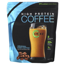 Chike Nutrition, Chike Nutrição, Café Gelado com Alta Proteína, Original, 15.1 oz (427 g)