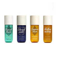 VV love Pack Tropical Breeze + Ethereal Violet + Luminous Bloom + Mellow Melody Brume Parfumée per donna