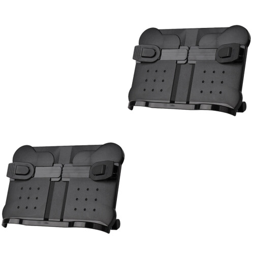 2Pièces Support De Lecture ABS Noir Solide Pour Mains 2