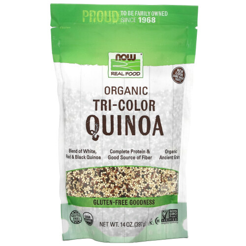 NOW Foods NOW Foods, Οργανική Τρι-Χρωματική Quinoa, 14 oz (397 g)
