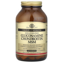 Solgar, Glucosamine Chondroitin MSM, Triple Strength, 120 Tabletten