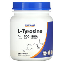 Nutricost, L-Tyrosin, Unflavoursiert, 17,9 oz (500 g)