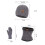 Winter Hat Scarf Gloves Set Thick Knitted 3-Piece 2