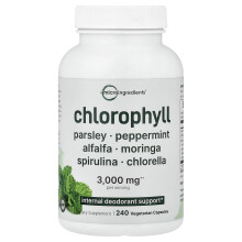Micro Ingredients, Chlorophyll, 240 pflanzliche Kapseln