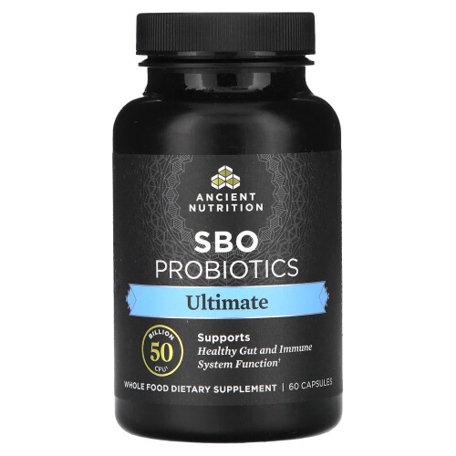 Ancient Nutrition, Probiotici SBO, Ultimo, 50 Miliardi CFU, 60 Capsule