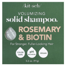 Kitsch, Volumiserende Vaste Shampoo Bar, Rosemarijn & Biotine, Lavendel & Vanille, 3.2 oz (91 g)