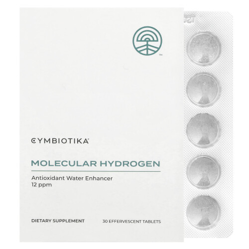 Cymbiotika, Molekylær Hydrogen, 30 Effervescent Tabletter (80 mg Per Tablet)