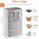 80-Liter-Wäschekorb-Set (2 Stück) 3