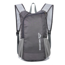 (Gray)Sac à Peau Ultraléger Voyage Extérieur Pliable Doux Imperméable Sac à Dos Portable