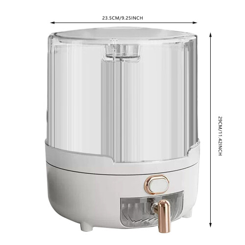 Giyblacko360 Dispenser per alimenti per riso e cereali 2