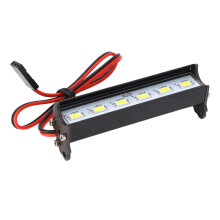 Kit de barra de luces LED para RC 6 LEDs blanco aluminio 70 mm