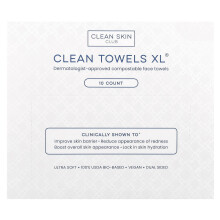 Clean Skin Club, Czyste Towele XL, 10 Sztuk