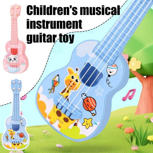 Παιδικό παιχνίδι Ukulele - Χαριτωμένο σχέδιο, ρυθμιζόμενο και ασφαλές για μικρά 1