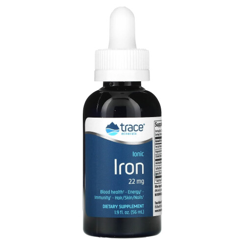 Trace Minerals Ionic Iron 22mg Liquid Drops - 56ml