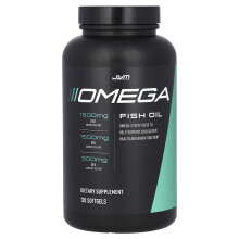 JYM Supplement Science, Omega Fiskolie, 120 Softgels