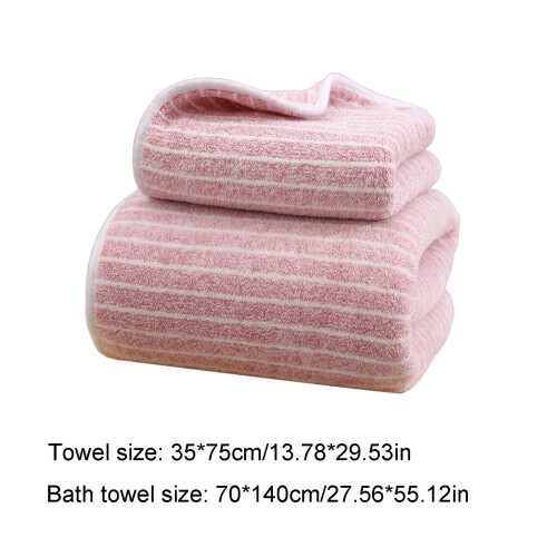 Ensemble de 2 serviettes en polaire corail douce 1