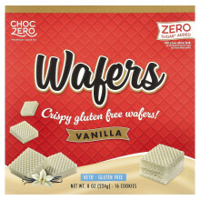 ChocZero, Vafle, Vanilka, 16 Vafiel, 8 oz (224 g)
