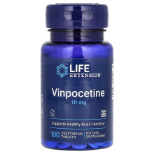 Life Extension, Vinpocetina, 10 mg, 100 Tabletas Vegetarianas