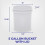 5-gallons livsmedelsklassad plasthink med lock (2-pack) 3