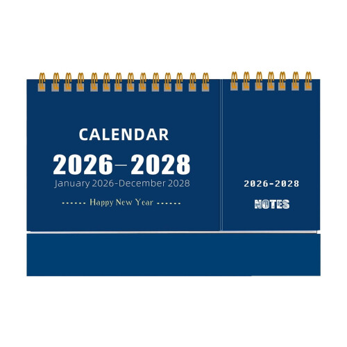 2026-2028 Επιτραπέζιο Ημερολόγιο 36 μηνών Επιτραπέζιο Ημερολόγιο Διακόσμησης, 1