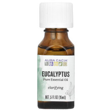 Aura Cacia, Pure Essentiële Olie, Eucalyptus, 0.5 fl oz (15 ml)