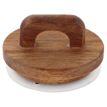 3Pièces Couvercles Bois Joint Silicone Étanche Ronde