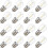 JINYUN-DC S14 LED String Light Bulbs 3V Solar Warm White 2
