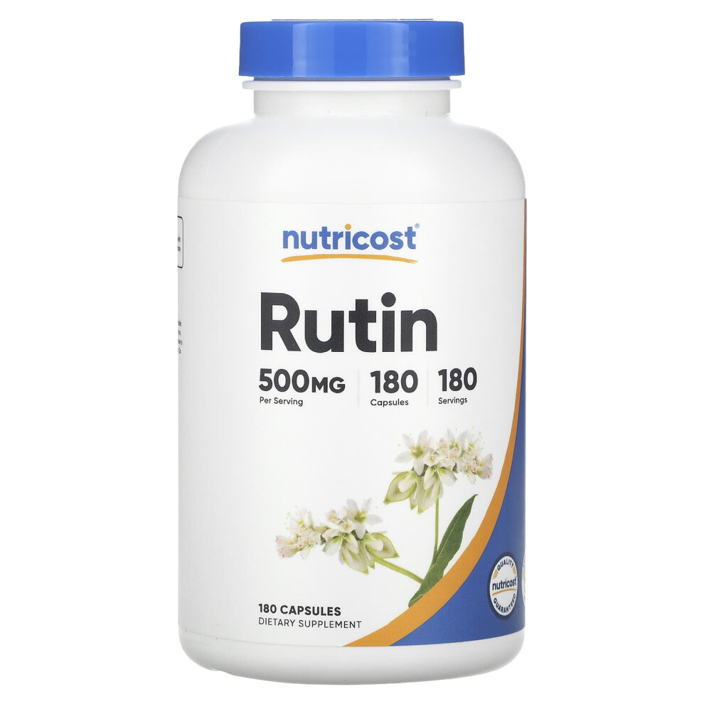 Nutricost , Rutin, 500 Mg, 180 Capsules