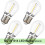 JINYUN-DC S14 LED String Light Bulbs 3V Solar Warm White 3