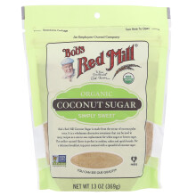 Bob's Red Mill, Ökológiai Kókusz Cukor, 13 oz (369 g)