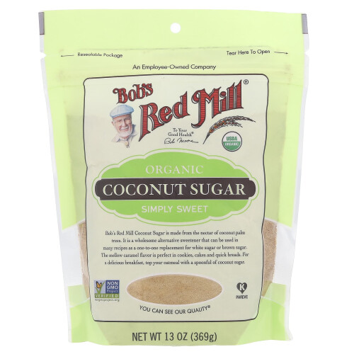 Bob's Red Mill, Açúcar de Coco Orgânico, 13 oz (369 g)