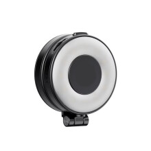 LM23 Smartphone Magnetic Fill Light Pocket LED Light 3in1 Phone Stand for Vlog for 17 Pro Max Phone A