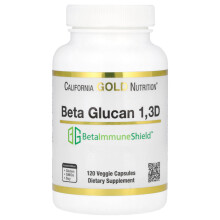 California Gold Nutrition, Beta Glucan 1,3D with BetaImmuneShield‚Ñ, 125 mg, 120 Veggie Capsules