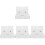 4Ensembles Porte-Caméra Murale Transparent Fixation 4