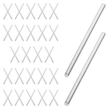 200Pièces Axes En Fer Argenté Haute Pour Voitures Rc DIY