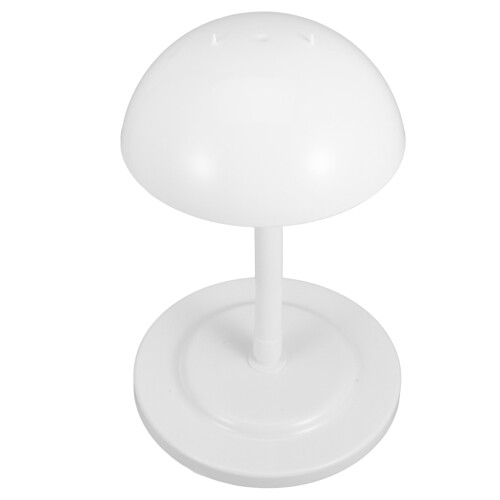 4Pcs Multi-Use PP Wig and Hat Stand Portable Adjustable White Holder