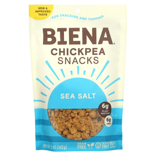 BIENA, Chickpea Snacks, Zeezout, 5 oz (142 g)