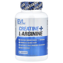 EVLution Nutrition, Creatine Plus L-Arginin, 120 Veggie Capsułek