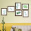 8x10 Picture Frames Rustic Brown Wall Mounting or Tabletop Display, 6PCS 6
