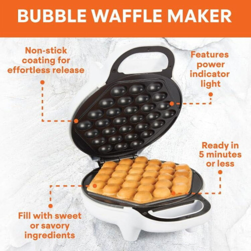 Bubble Waffle Maker Electric Nonstick Waffle 1