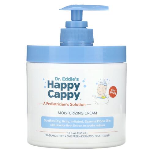 Happy Cappy, Κρέμα Μωσιάσης, Χωρίς Αρώματα, 12 fl oz (355 ml)