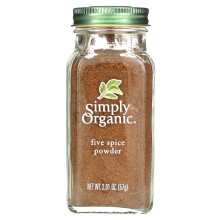 Simply Organic, Viisi Maustepulveri, 2.01 oz (57 g)